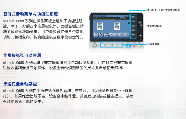 柯尼卡美能達彩色復(fù)印機C558人性設(shè)計再升級-科頤辦公 柯尼卡美能達彩色復(fù)印機C558人性設(shè)計再升級-科頤辦公